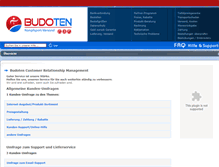 Tablet Screenshot of crm.budoten.com